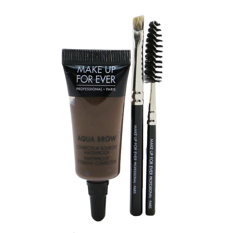 Make Up For Ever Aqua Brow Kit - #30 Dark Brown  7ml/0.23oz