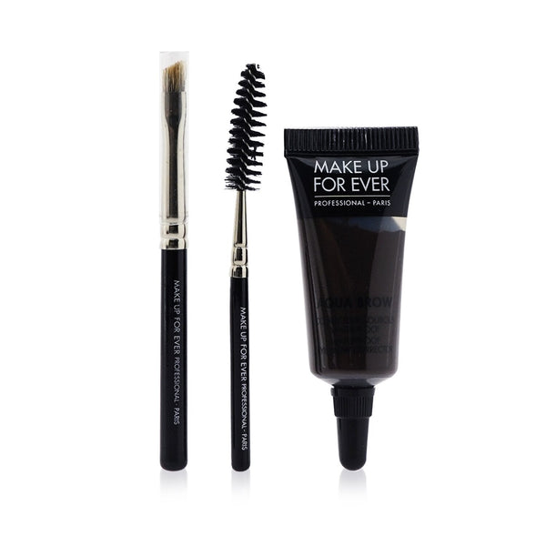 Make Up For Ever Aqua Brow Kit - #40 Brown Black  7ml/0.23oz