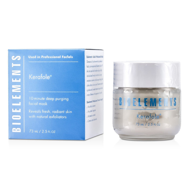Bioelements Kerafole - 10-Minute Deep Purging Facial Mask - For All Skin Types, Except Sensitive 