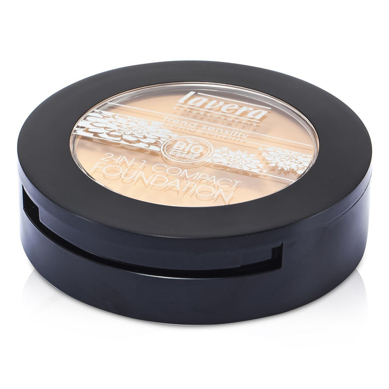 Lavera 2 In 1 Compact Foundation - # 03 Honey  10g/0.32oz