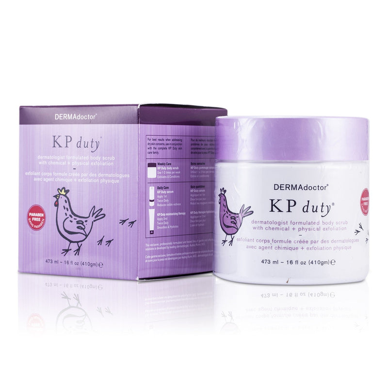 DERMAdoctor KP Duty Dermatologist Formulated Body Scrub 