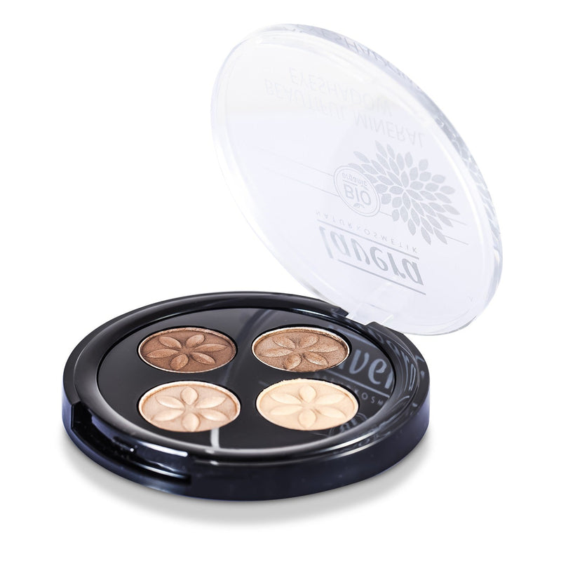 Lavera Beautiful Mineral Eyeshadow Quattro - # 02 Cappuccino Cream  4x0.8g/0.026oz