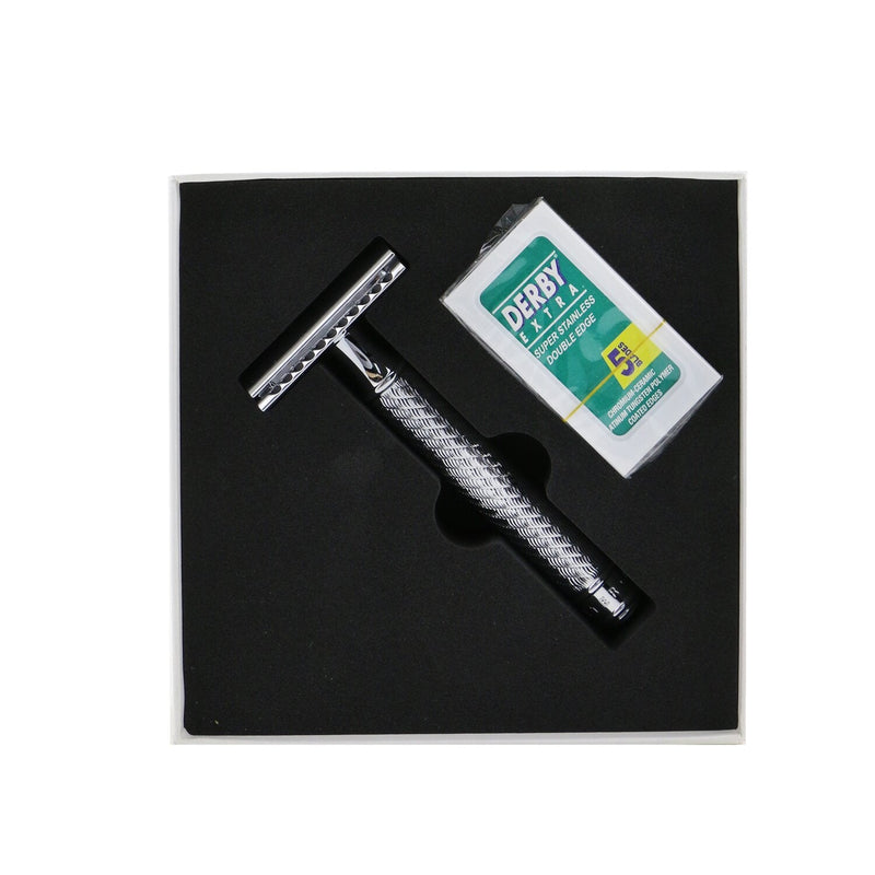 Baxter Of California Double Edge Safety Razor + 5 Blades 