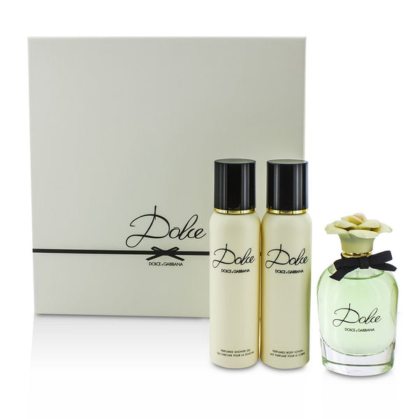 Dolce & Gabbana Dolce Coffret: Eau De Parfum Spray 75ml/2.5oz + Body Lotion 100ml/3.3oz + Shower Gel 100ml/3.3oz 