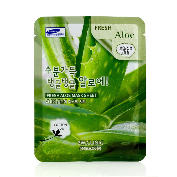 3W Clinic Mask Sheet - Fresh Aloe 