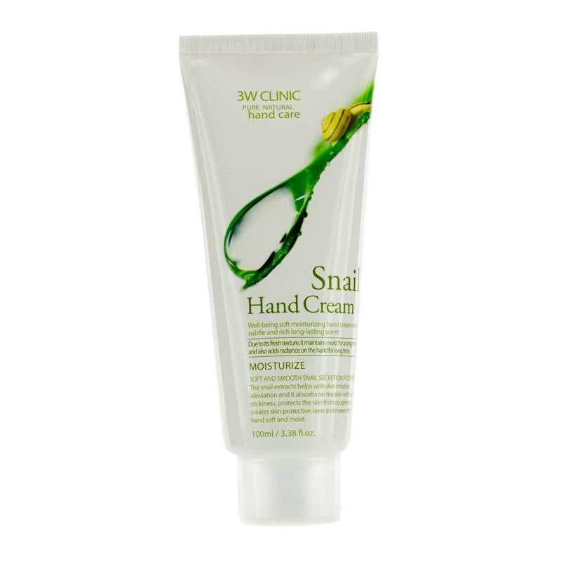 3W Clinic Hand Cream - Snail  100ml/3.38oz