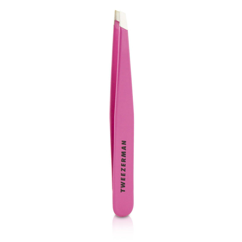 Tweezerman Slant Tweezer - Pink (Studio Collection)