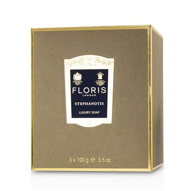 Floris Stephanotis Luxury Soap  3x100g/3.5oz