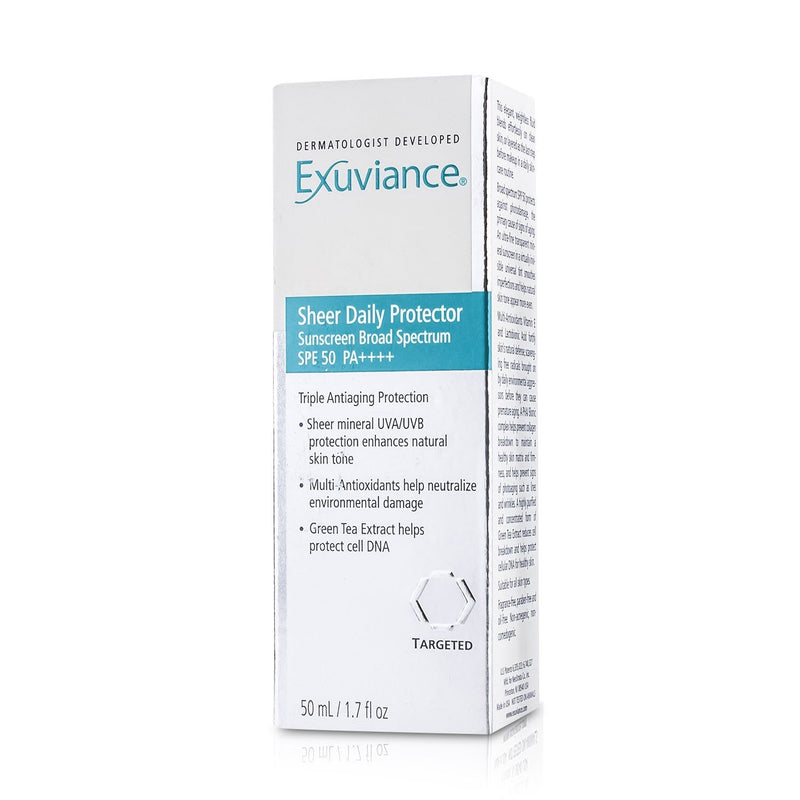 Exuviance Sheer Daily Protector SPF 50 PA++++  50ml/1.7oz