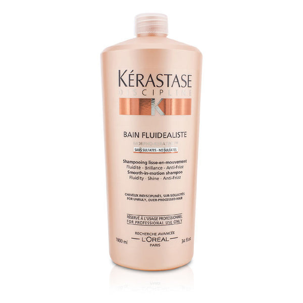Kerastase Discipline Bain Fluidealiste Smooth-In-Motion Sulfate Free Shampoo (For Unruly, Over-Processed Hair) 1000ml/34oz