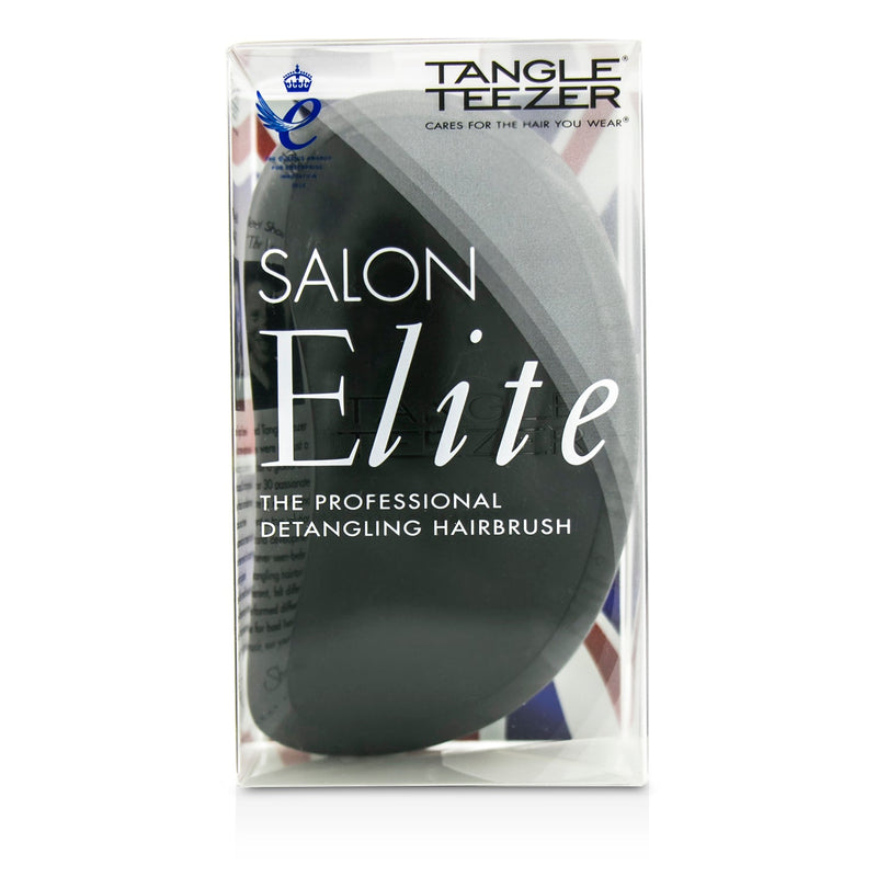 Tangle Teezer Salon Elite Professional Detangling Hair Brush - Midnight Black (For Wet & Dry Hair) 