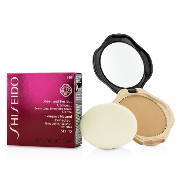 Shiseido Sheer & Perfect Compact Foundation SPF15 - #I20 Natural Light Ivory  10g/0.35oz