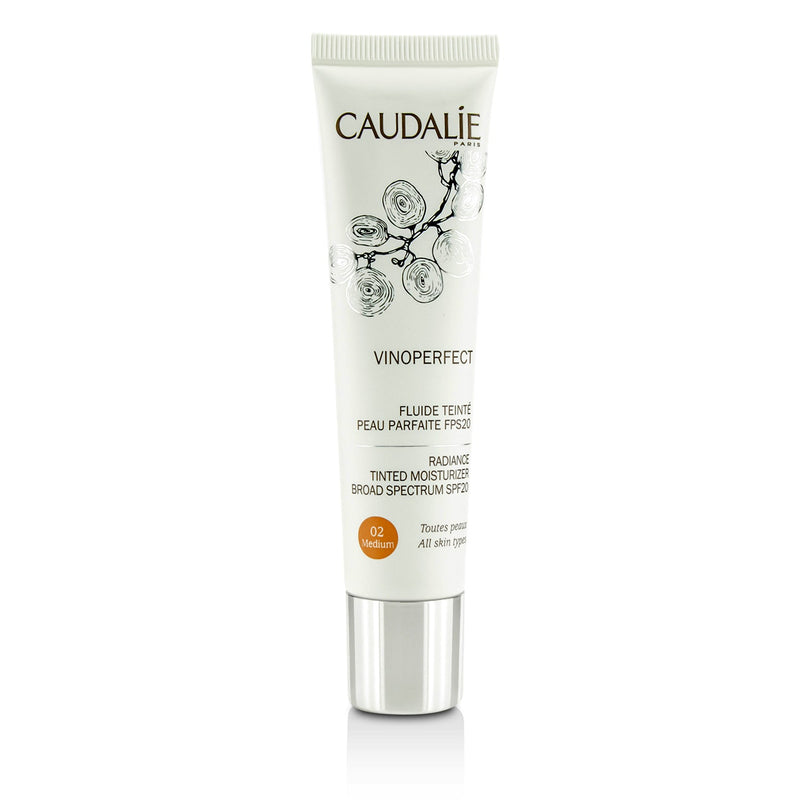 Caudalie Vinoperfect Radiance Tinted Moisturizer Broad Spectrum SPF 20 - #02 Medium 