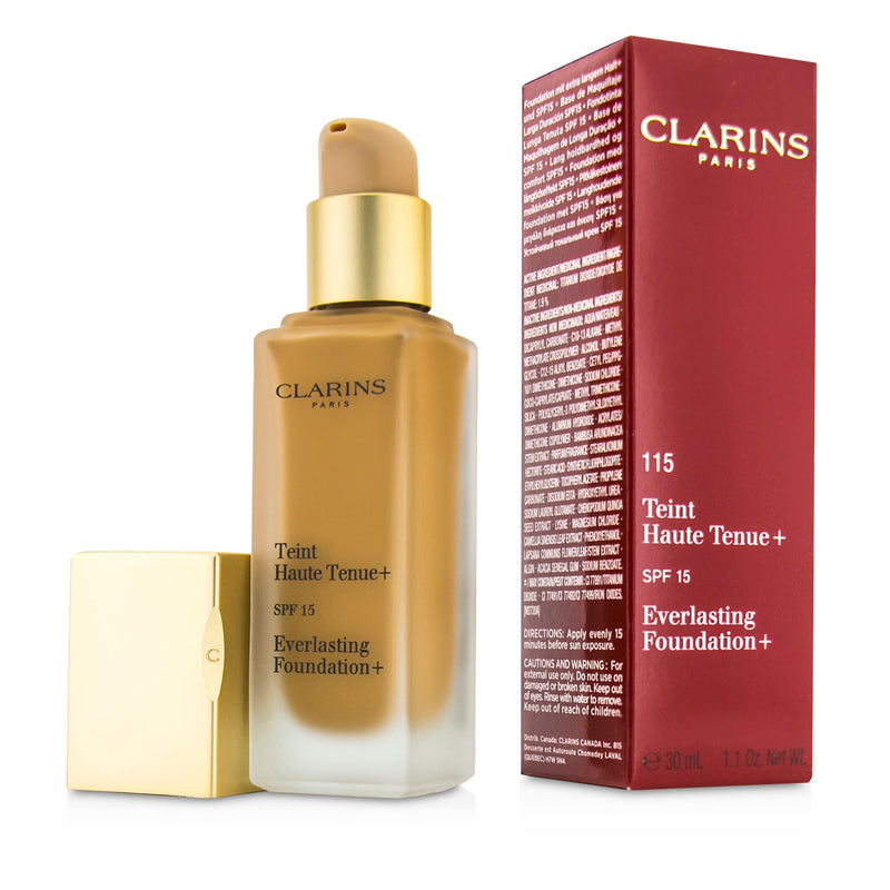 Clarins Everlasting Foundation+ SPF15 - # 115 Cognac  30ml/1.2oz