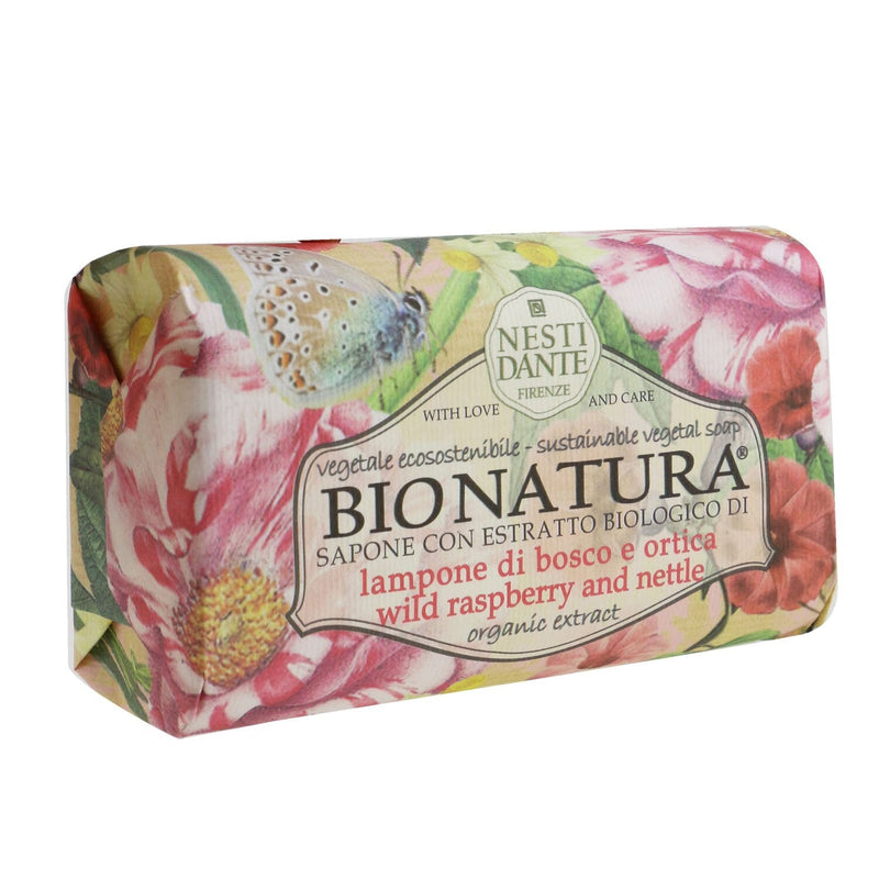 Nesti Dante Bio Natura Sustainable Vegetal Soap - Wild Raspberry & Nettle  250g/8.8oz