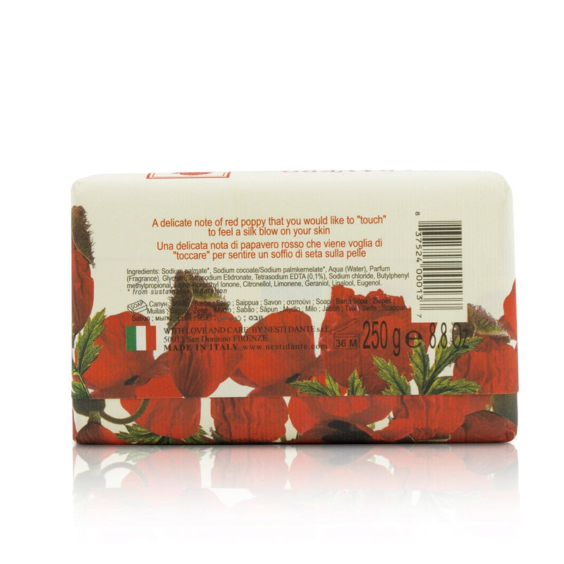 Nesti Dante Dei Colli Fiorentini Triple Milled Vegetal Soap - Poppy 