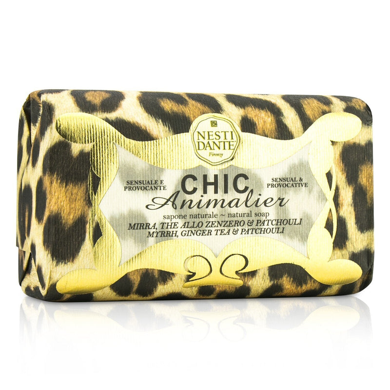 Nesti Dante Chic Animalier Natural Soap - Myrrh, Ginger Tea & Patchouli 