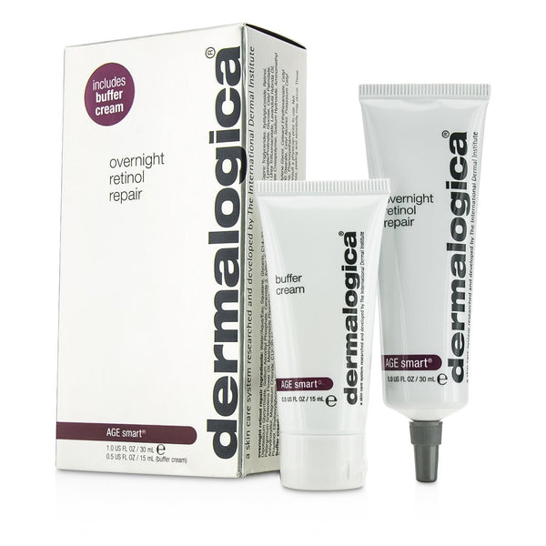 Dermalogica Age Smart Set: Overnight Retinol Repair 30ml + Buffer Cream 15ml  2pcs