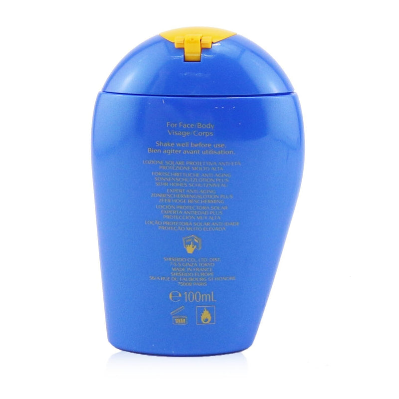 Shiseido Expert Sun Aging Protection Lotion Plus WetForce For Face & Body SPF 50+  100ml/3.4oz