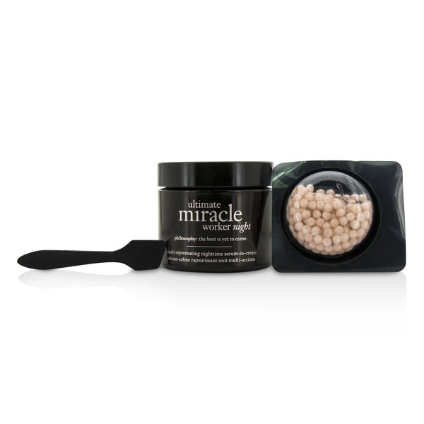 Philosophy Ultimate Miracle Worker Night: Night Cream 50ml + Night Serum 10ml 
