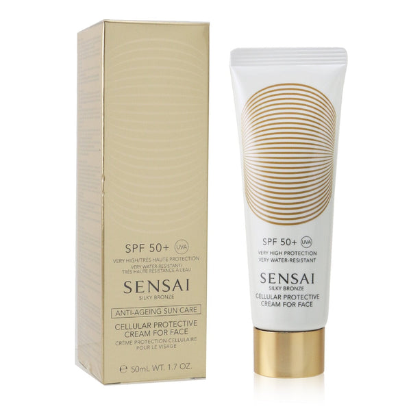 Kanebo Sensai Silky Bronze Anti-Ageing Sun Care - Cellular Protective Cream For Face SPF50  50ml/1.7oz