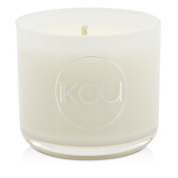 iKOU Eco-Luxury Aromacology Natural Wax Candle Glass - Happiness (Coconut & Lime) 