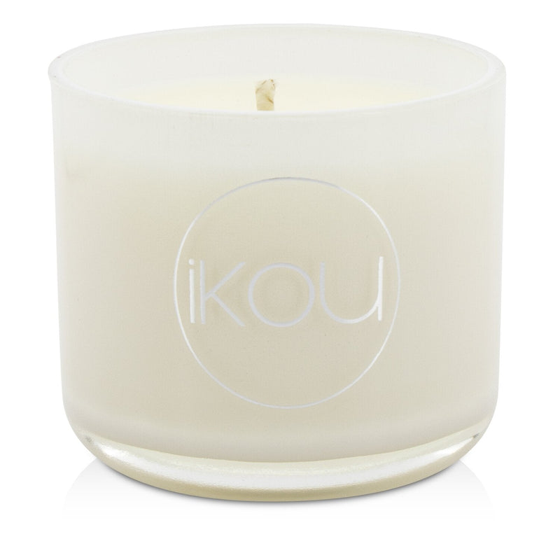 iKOU Eco-Luxury Aromacology Natural Wax Candle Glass - Happiness (Coconut & Lime) 