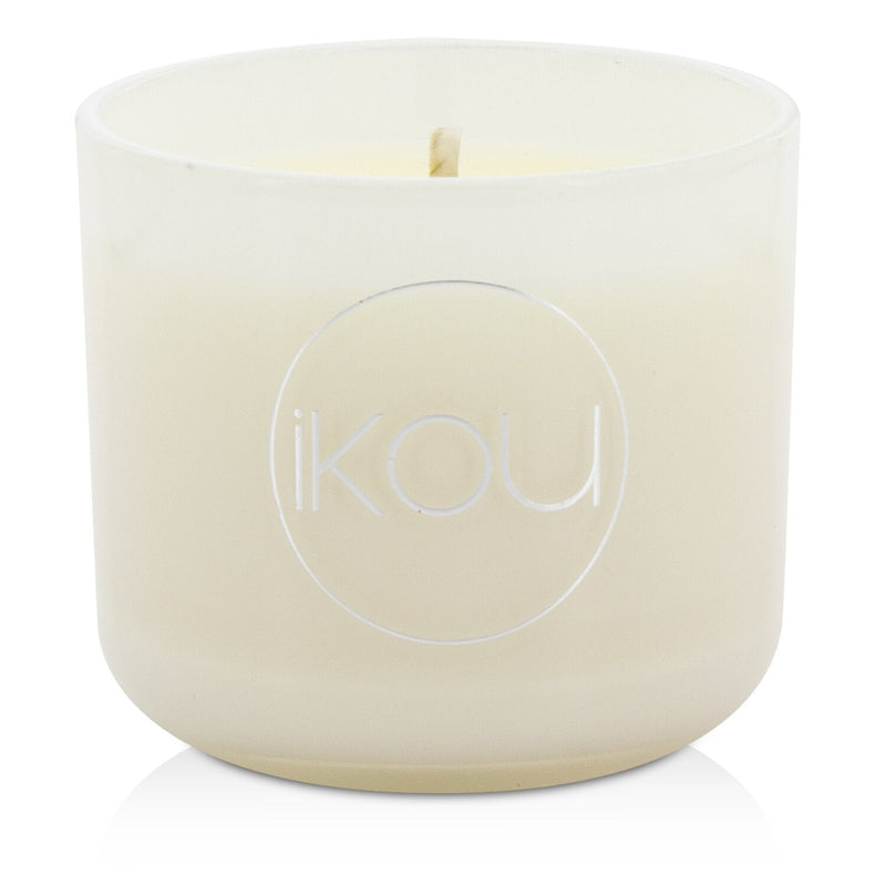 iKOU Eco-Luxury Aromacology Natural Wax Candle Glass - Nurture (Italian Orange Cardamom & Vanilla) 