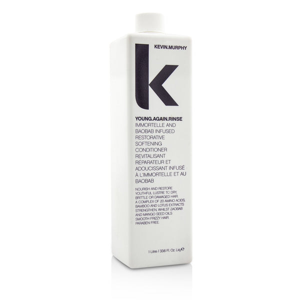 Kevin.Murphy Young.Again.Rinse (Immortelle and Baobab Infused Restorative Softening Conditioner - To Dry, Brittle or Damaged Hair) 