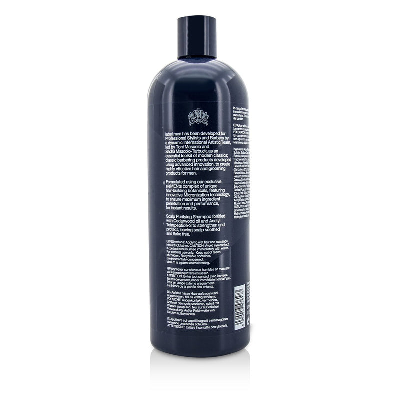 Label.M Men's Scalp Purifying Shampoo (Strengthens and Builds Thickness, Leaving Scalp Toned and Refreshed, Clean Healthy Results) 