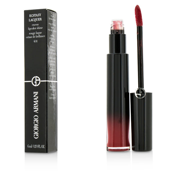 Giorgio Armani Ecstasy Lacquer Excess Lipcolor Shine - #401 Red Chrome  6ml/0.2oz