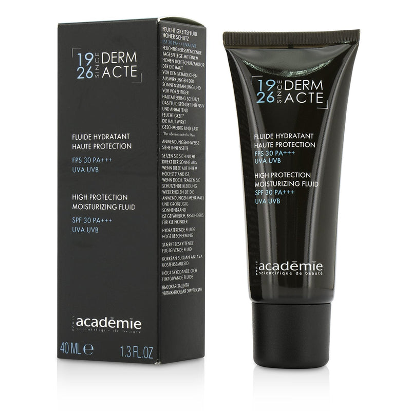 Academie Derm Acte High Protection Moisturizing Fluid SPF 30 PA+++ UVA UVB  40ml/1.3oz