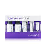 Dermalogica Normal/ Dry Skin Kit: Cleanser + Toner + Smoothing Cream + Exfoliant + Eye Reapir 