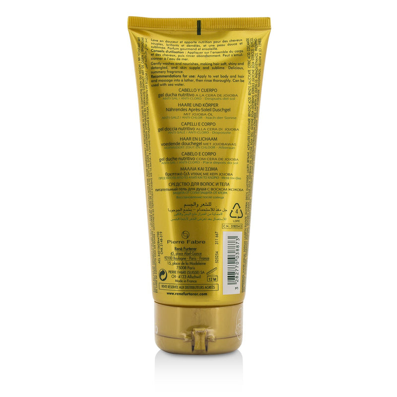 Rene Furterer Solaire Nourishing Shower Gel with Jojoba Wax (Hair and Body)  200ml/6.76oz