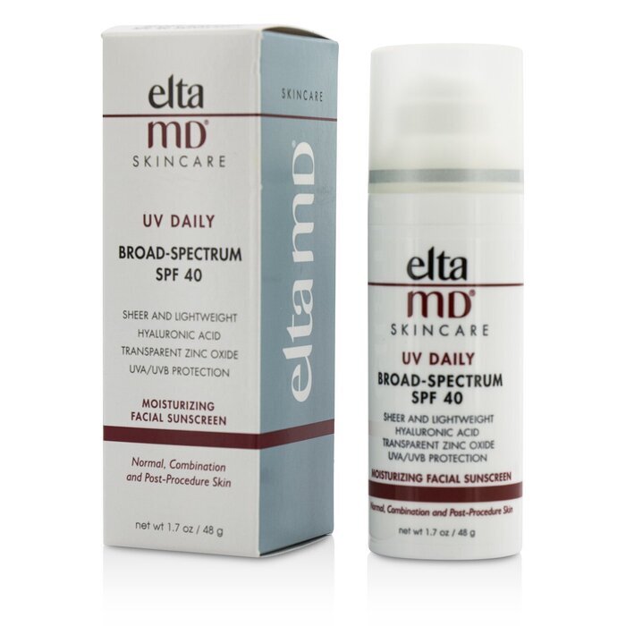 EltaMD UV Daily Moisturizing Facial Sunscreen SPF 40 - For Normal, Combination & Post-Procedure Skin 48g/1.7oz