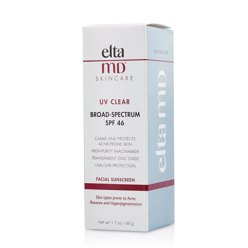 EltaMD UV Clear Facial Sunscreen SPF 46 - For Skin Types Prone To Acne, Rosacea & Hyperpigmentation  48g/1.7oz