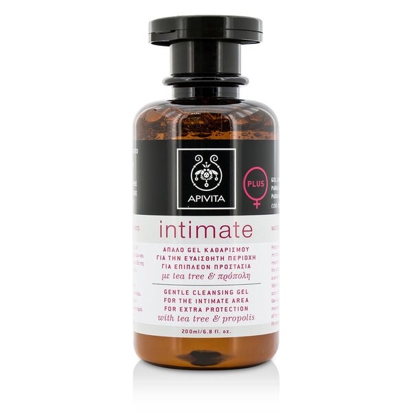 Apivita Intimate Gentle Cleansing Gel For The Intimate Area For Extra Protection with Tea Tree & Propolis 
