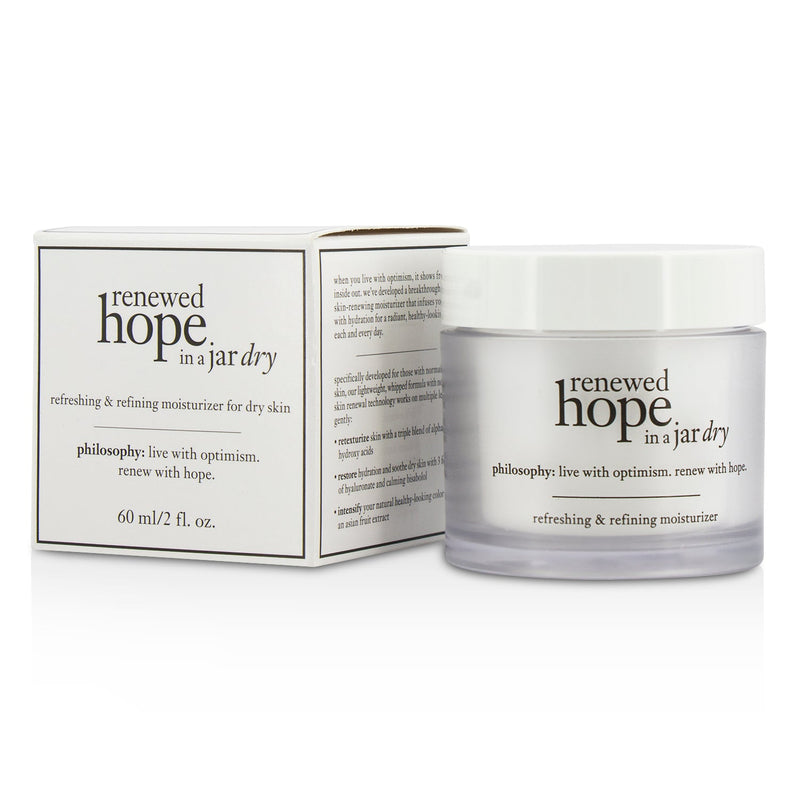 Philosophy Renewed Hope In A Jar Refreshing & Refining Moisturizer For Dry Skin 