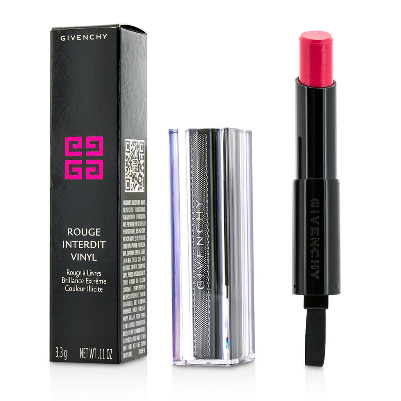 Givenchy Rouge Interdit Vinyl Extreme Shine Lipstick - # 06 Rose Sulfureux  3.3g/0.11oz