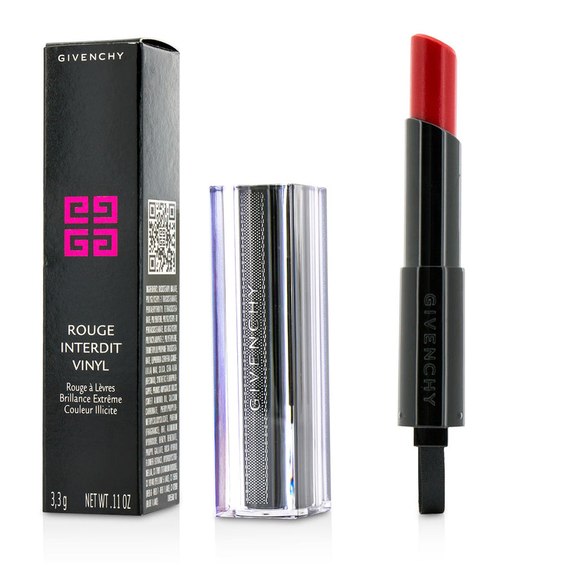 Givenchy Rouge Interdit Vinyl Extreme Shine Lipstick - # 11 Rouge Rebelle  3.3g/0.11oz