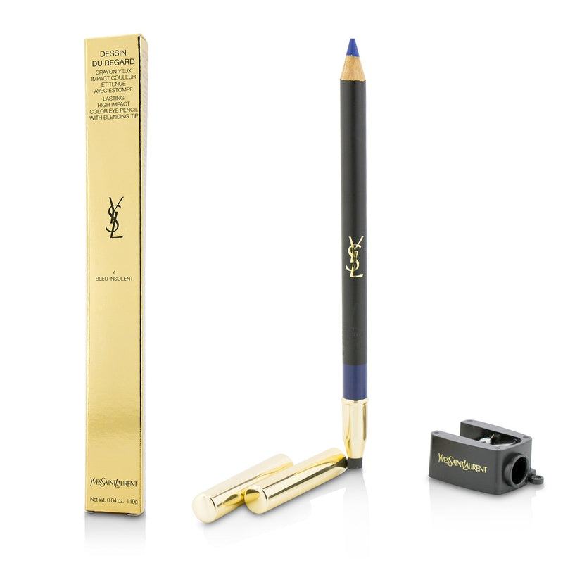 Yves Saint Laurent Dessin Du Regard Lasting High Impact Color Eye Pencil - # 4 Bleu Insolent 