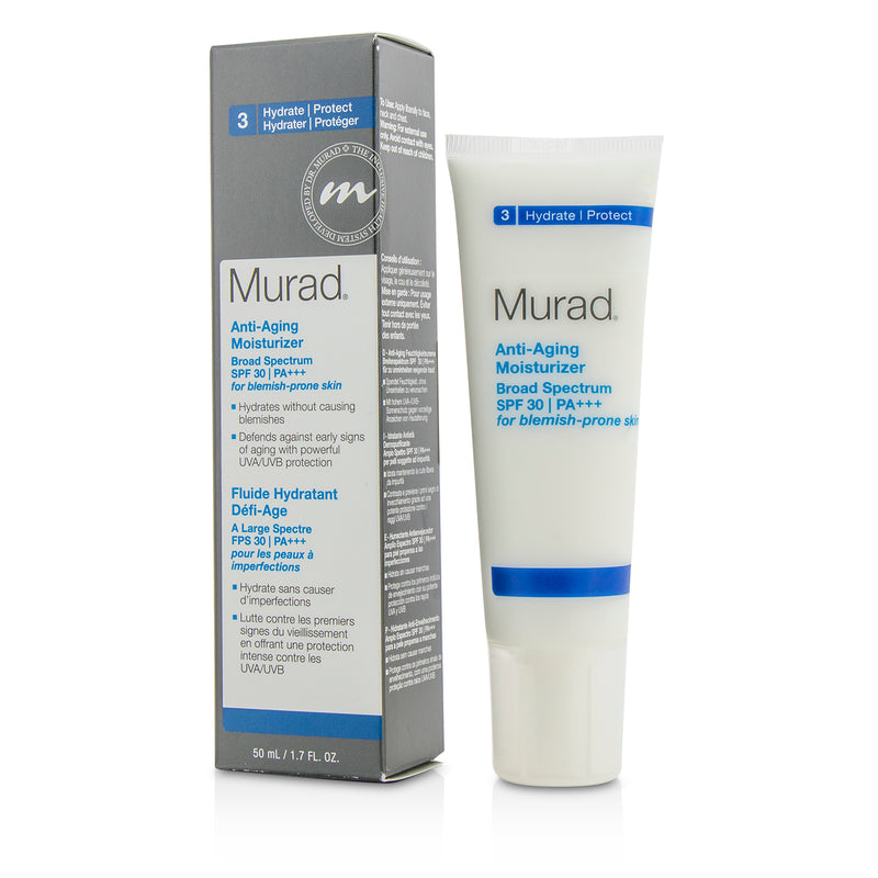 Murad Anti Aging Moisturizer SPF30 PA+++ - For Blemish-Prone Skin  50ml/1.7oz