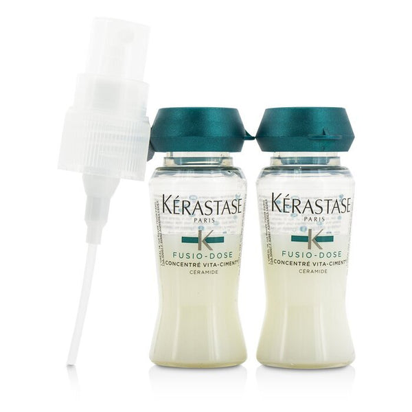 Kerastase Fusio-Dose Concentre Vita-Ciment Ceramide Intensive Reinforcing Care (Damaged, Over-Processed Hair) 10x12ml/0.4oz