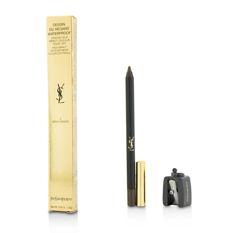 Yves Saint Laurent Dessin Du Regard Waterproof High Impact Color Eye Pencil - # 2 Brun Danger 