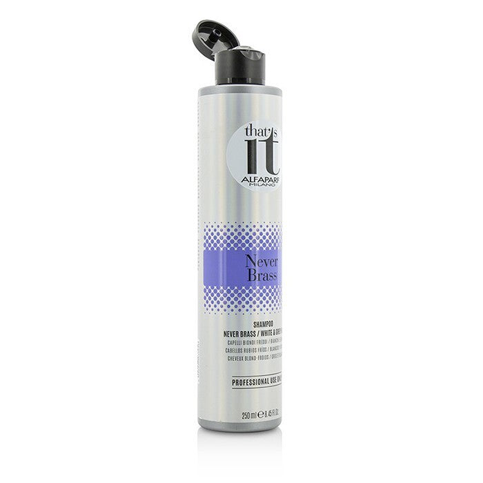 AlfaParf That's It Never Brass Shampoo (For Cool Blondes / White & Grey Hair) 250ml/8.45oz