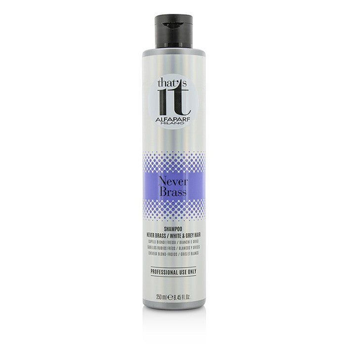 AlfaParf That's It Never Brass Shampoo (For Cool Blondes / White & Grey Hair) 250ml/8.45oz