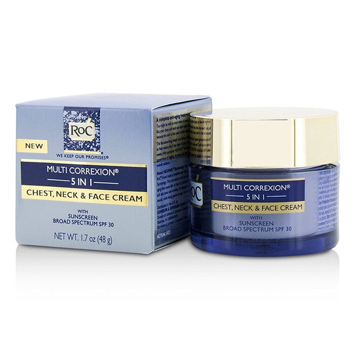 ROC Multi Correxion 5 in 1 Chest, Neck & Face Cream With Sunscreen Broad Spectrum SPF30 50ml/1.7oz