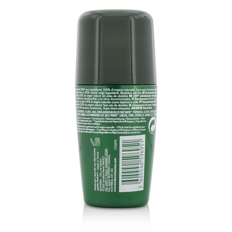 Biotherm Homme Day Control Natural Protection 24H Organic Certified Deodorant 