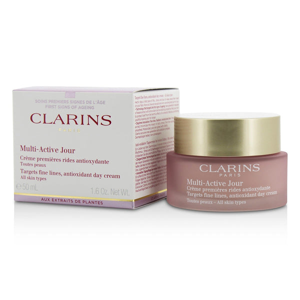 Clarins Multi-Active Day Targets Fine Lines Antioxidant Day Cream - For All Skin Types 