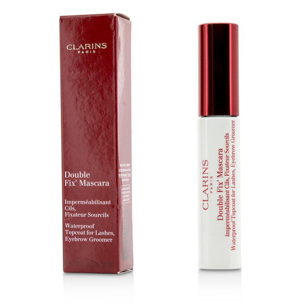 Clarins Double Fix Mascara (Waterproof Topcoat For Lashes, Eyebrow Groomer)  7ml/0.2oz